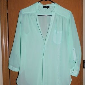 Turquoise Blouse